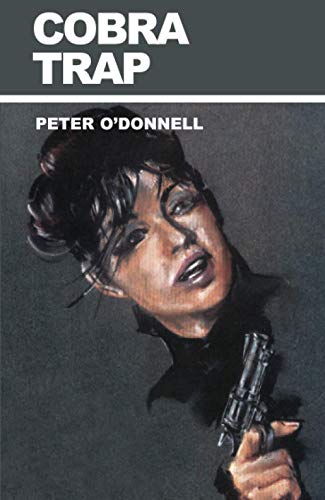 Book cover: "Cobra Trap" featuring a woman holding a handgun.