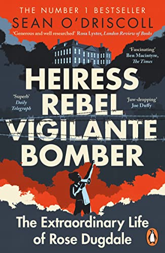 Book cover: red and grey design with a silhouetted figure raising a weapon.