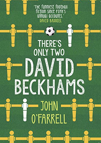 Book cover featuring foosball players on a green pitch with white text.
