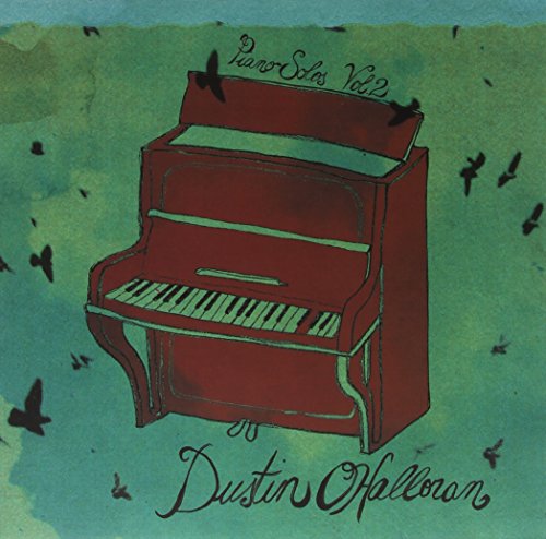 Watercolor-style album cover featuring a red piano with flying birds.