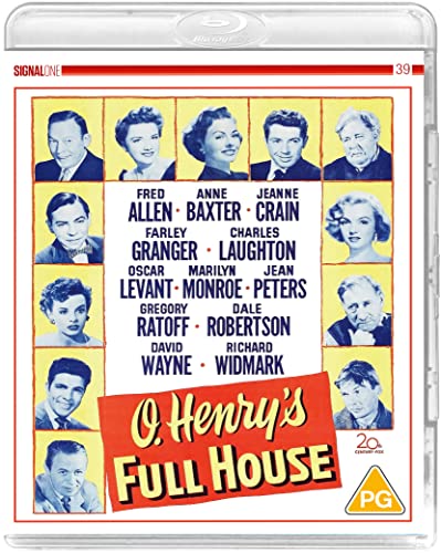 Blu-ray cover for O. Henry's Full House featuring a grid of actor portraits.