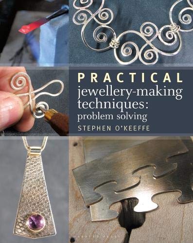 Book cover showing jewellery-making techniques and finished metal pieces.