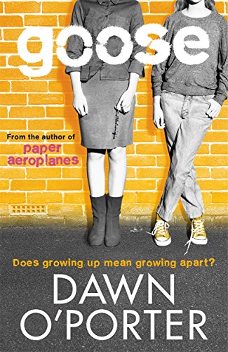 Book cover featuring two young people standing against a yellow brick wall.