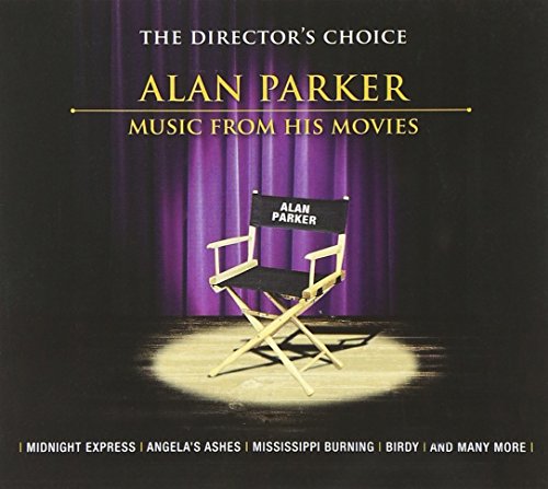 CD cover for Alan Parker's "Music From His Movies" with director's chair.
