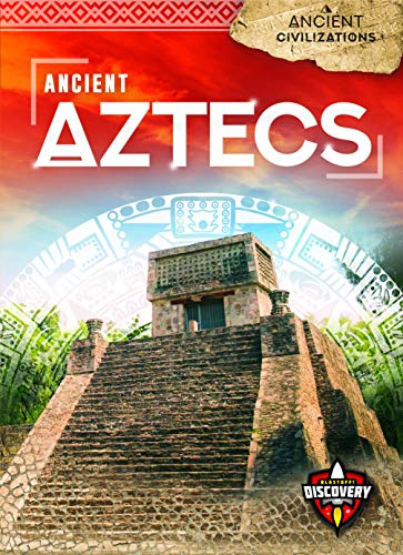 Book cover depicting an Aztec pyramid with text "Ancient Aztecs".