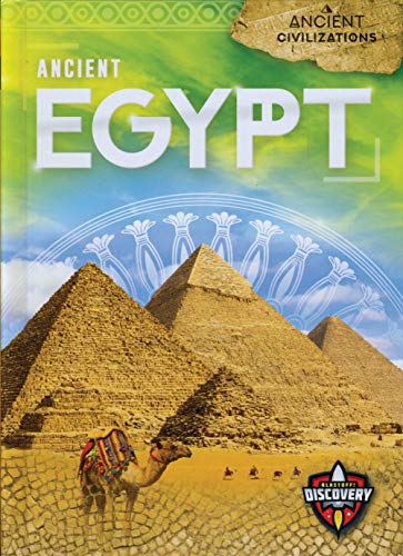 Book cover: pyramids, camel, and the title "Ancient Egypt.