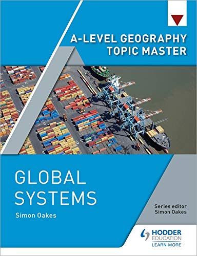 A-Level Geography textbook cover featuring a busy shipping container port.