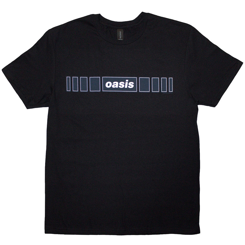 Charcoal grey unisex t-shirt with horizontal bars logo, size medium.
