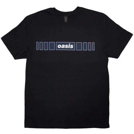 Charcoal grey unisex t-shirt with horizontal bars logo, size medium.