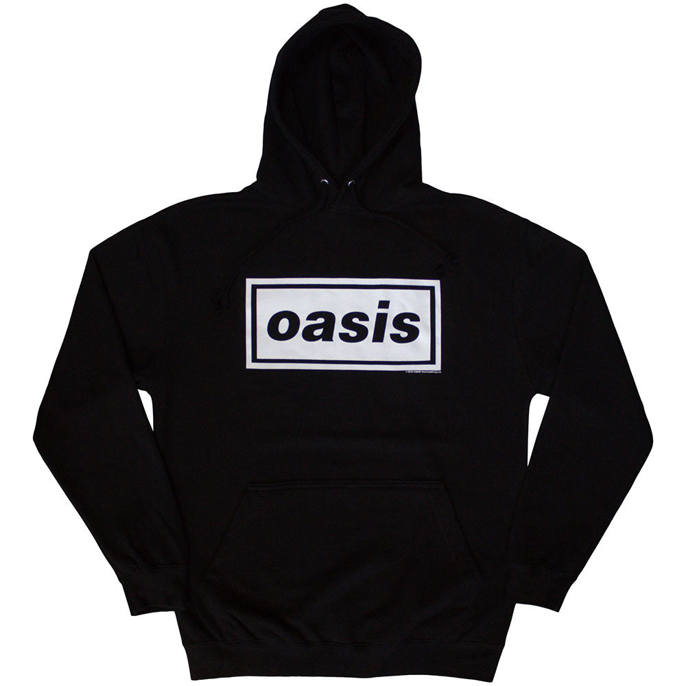 Dark-colored unisex hoodie with "Decca Logo" in XX-Large size.