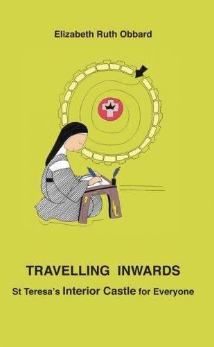 Book cover with illustration of a nun writing at a table.