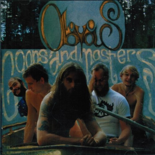 CD cover for Oblivious’ “Goons And Masters” featuring a group in a boat.