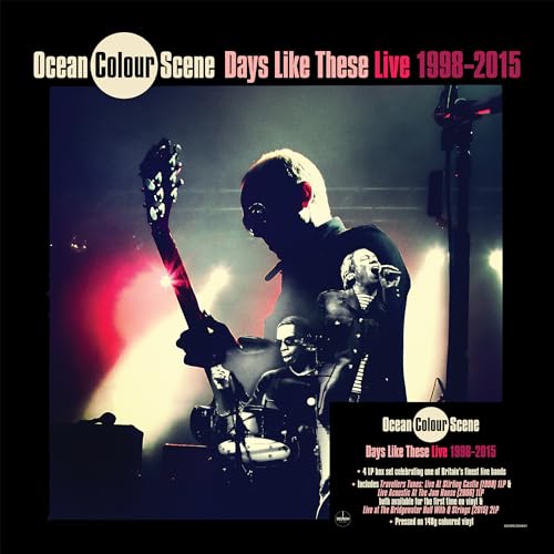 Ocean Colour Scene live concert album cover featuring band members performing on stage.