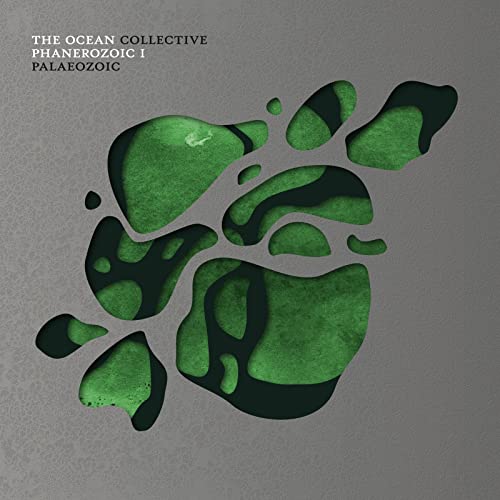CD cover: green abstract shapes on a gray textured background.
