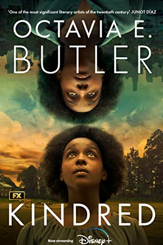 Book cover for "Kindred" by Octavia E. Butler, featuring a portrait.