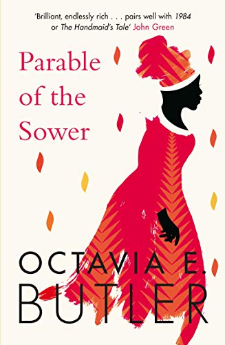 Book cover: red and black silhouette of a woman in a dress.