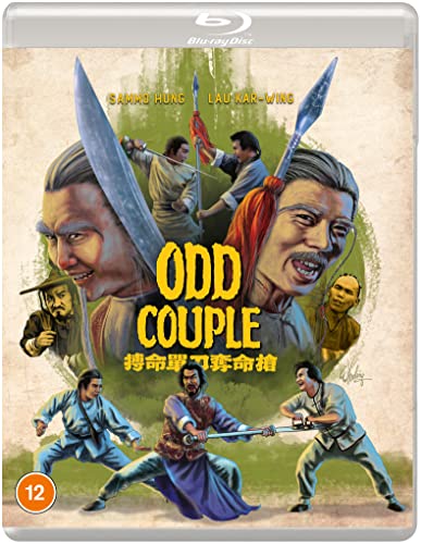 Blu-ray cover art for Odd Couple featuring painted illustrations of martial artists with weapons.