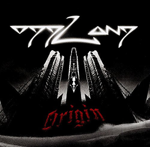 Dark album cover with jagged towers and the word "Origin" in red.