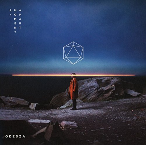 Album cover for Odesza’s “A Moment Apart” featuring a silhouetted figure.