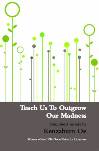 Book cover with green and grey stylized plant stalks against a white background.