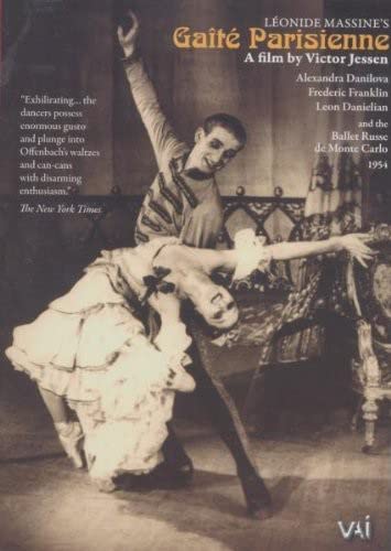 1954 DVD cover featuring dancers in period costume from “Gaîté Parisienne.”