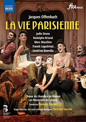 Opera DVD cover featuring costumed performers in a theatrical setting.