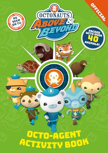 Octonauts activity book cover with characters and various animals pictured.