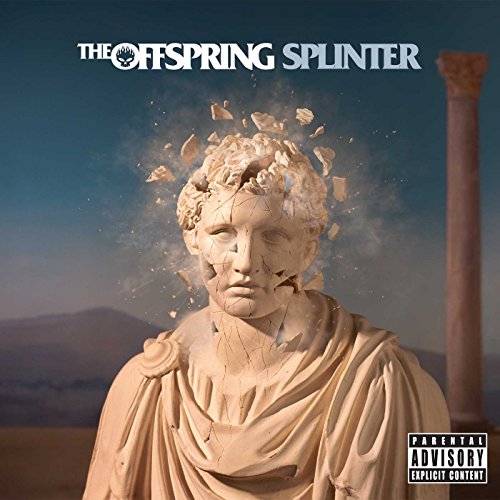 "Album cover featuring a shattered marble statue with 'The Offspring Splinter' text."