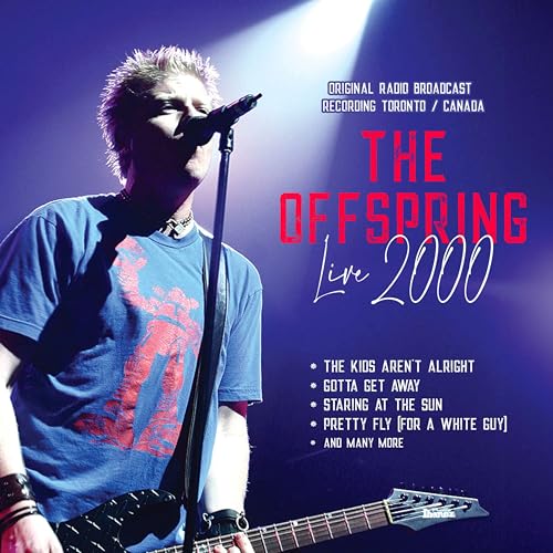 The Offspring live concert album cover, Dexter Holland singing with guitar.