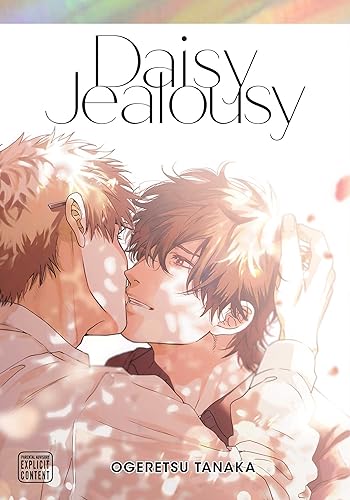 Manga cover featuring two men embracing closely in a bright, sunlit, soft-focus style.