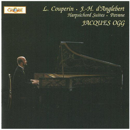 CD cover showing Jacques Ogg playing an ornate harpsichord against a black background.