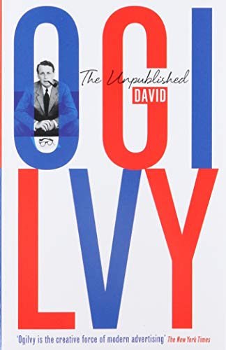 Book cover featuring David Ogilvy’s portrait and bold red and blue typography.
