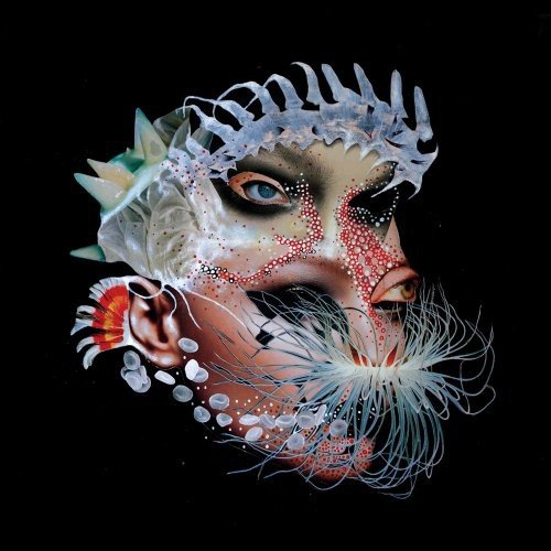 "CD cover art featuring a surreal illustration of a man's face with floral elements."