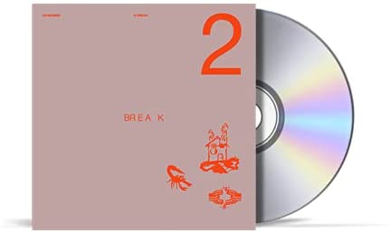 CD case and disc for Oh Wonder’s album “22 Break”, with orange graphics.