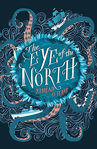 Book cover: “The Eye of the North” with octopus and ships illustration.