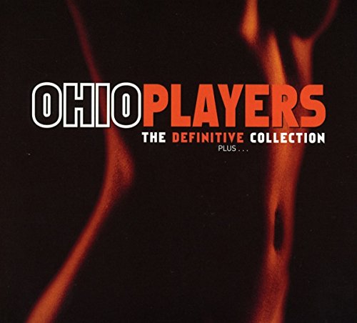 Ohio Players CD cover with red abstract shapes and bold orange and white text.