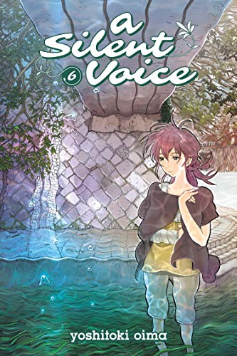 Manga cover featuring a girl standing in water before a stone fountain.