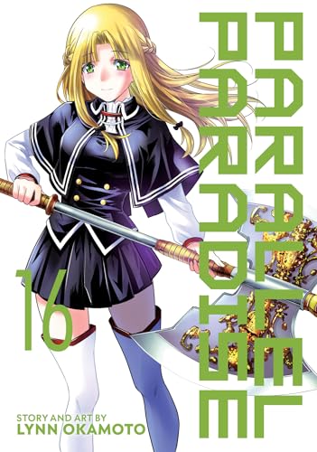Anime girl with a large sword, cover of "Parallel Paradise Vol. 16".