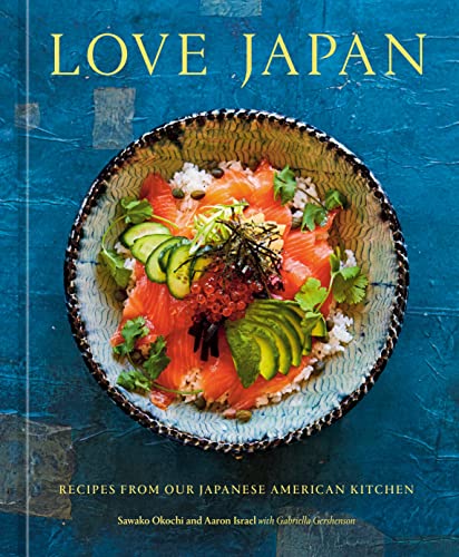 Cookbook cover featuring a colorful bowl of salmon, avocado, and rice.
