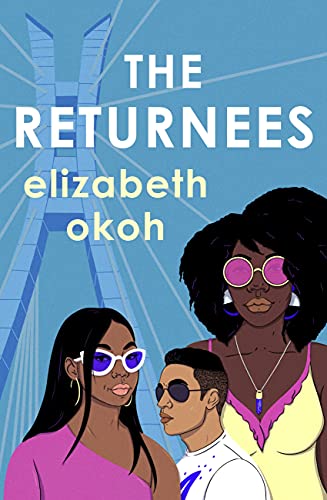 Book cover with illustrated portraits of three young Black people and a Ferris wheel.