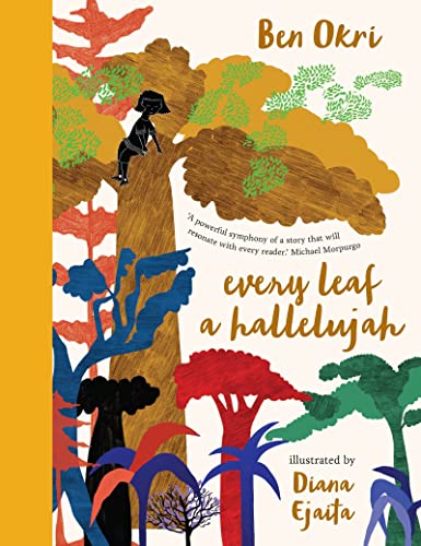 Book cover: illustrated trees, a silhouetted figure, and title "Every Leaf a Hallelujah".