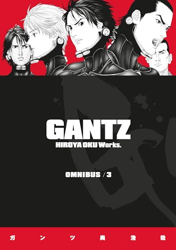 Cover of “Gantz Omnibus Volume 3” manga with five illustrated characters.