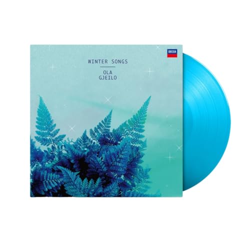 Ola Gjeilo - Winter Songs" vinyl record with blue fern cover art.