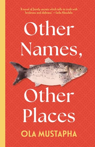 Book cover: red background, white text, and a painted fish illustration.