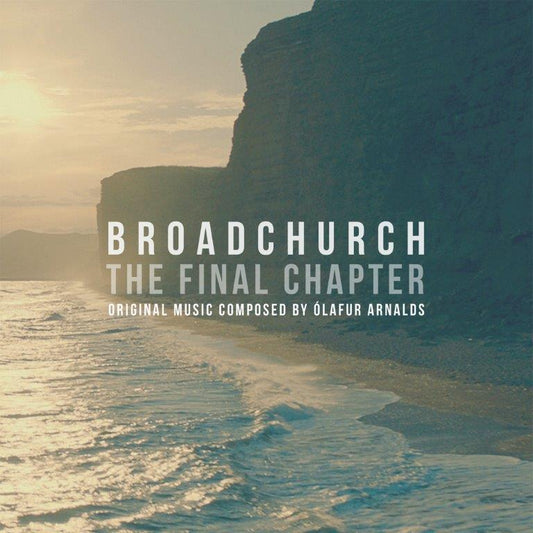 CD cover for “Broadchurch – The Final Chapter” featuring coastal cliffs.