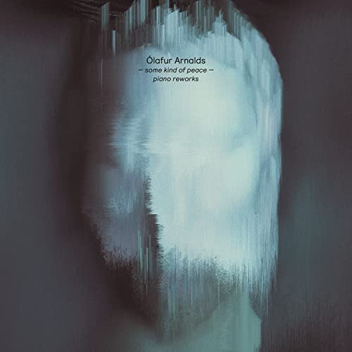CD cover for Ólafur Arnalds’ “some kind of peace” with abstract face.