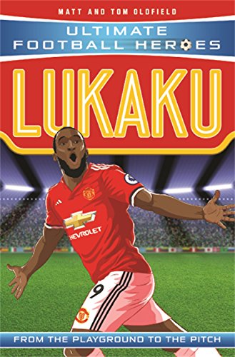 Book cover featuring Romelu Lukaku in a Manchester United uniform.