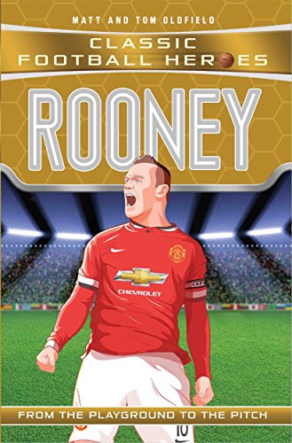 Book cover featuring footballer Wayne Rooney in a Manchester United kit.