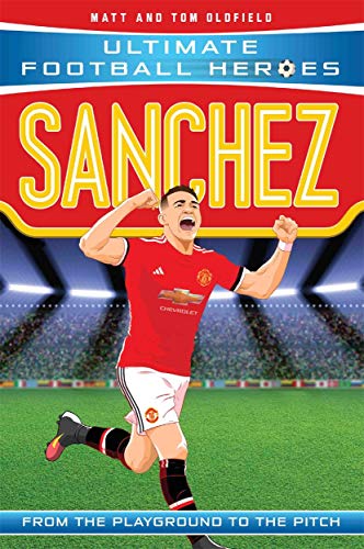 Book cover featuring footballer Alexis Sanchez in a red Manchester United kit.