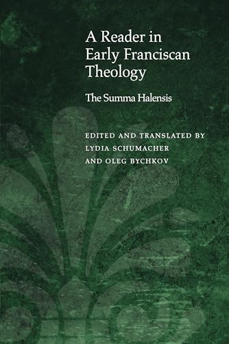 Dark green book cover with white text: "A Reader in Early Franciscan Theology".